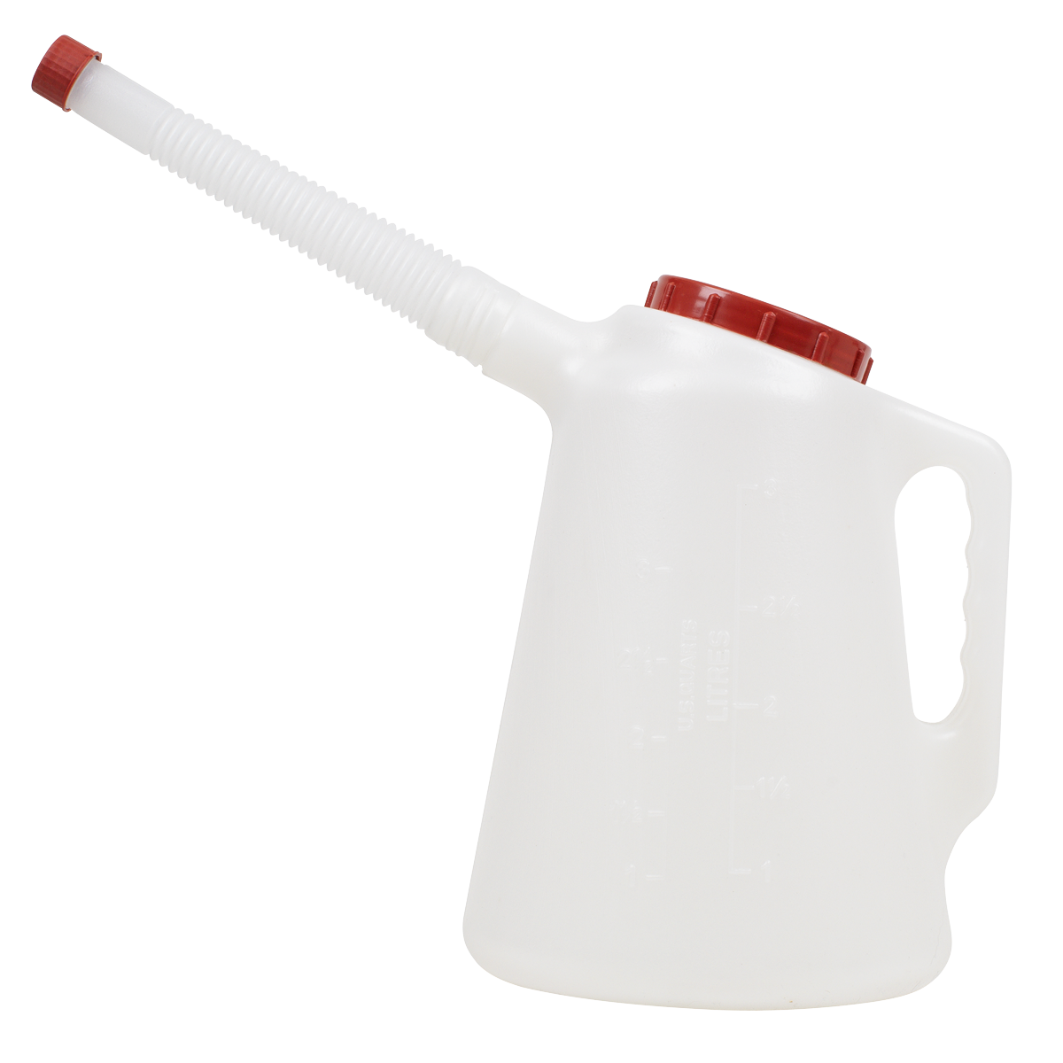 Sealey JDL3R Oil Container with Red Lid & Flexible Spout 3L