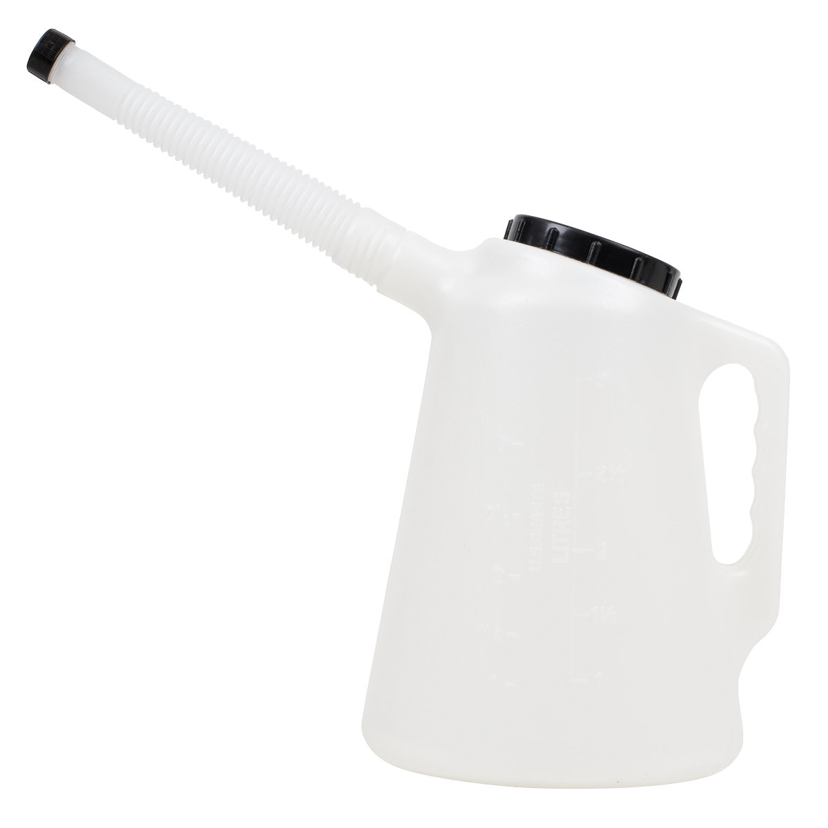 Sealey JDL3 Oil Container with Black Lid & Flexible Spout 3L