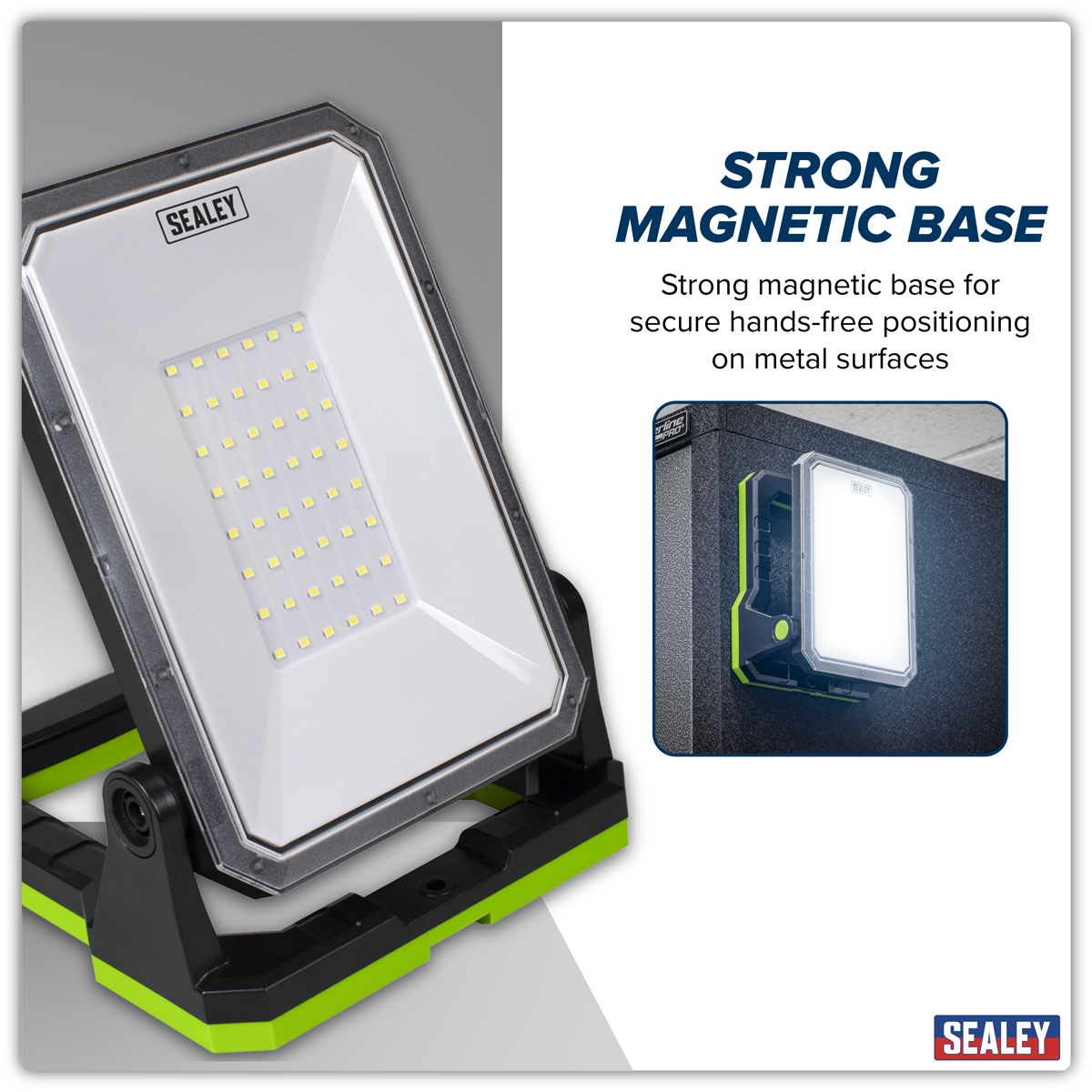 Sealey LED1800PB Rechargeable Portable Floodlight & Power Bank 20W SMD LED