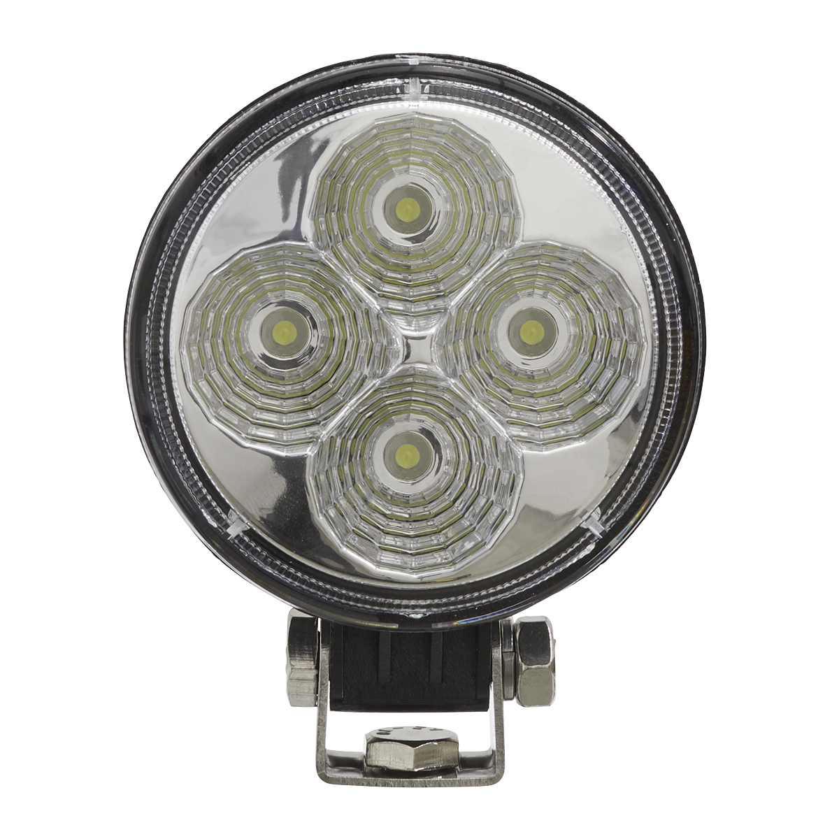 Sealey LED1R Mini Round Worklight with Adjustable Bracket 12W SMD LED
