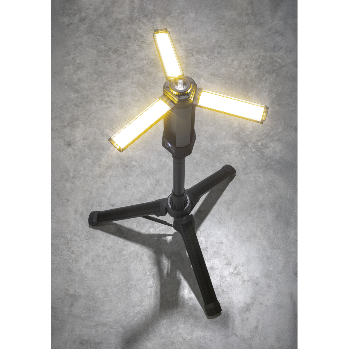 Sealey LED240 Rechargeable Flexible Floodlight with Tripod 24W COB LED & 5W SMD LED