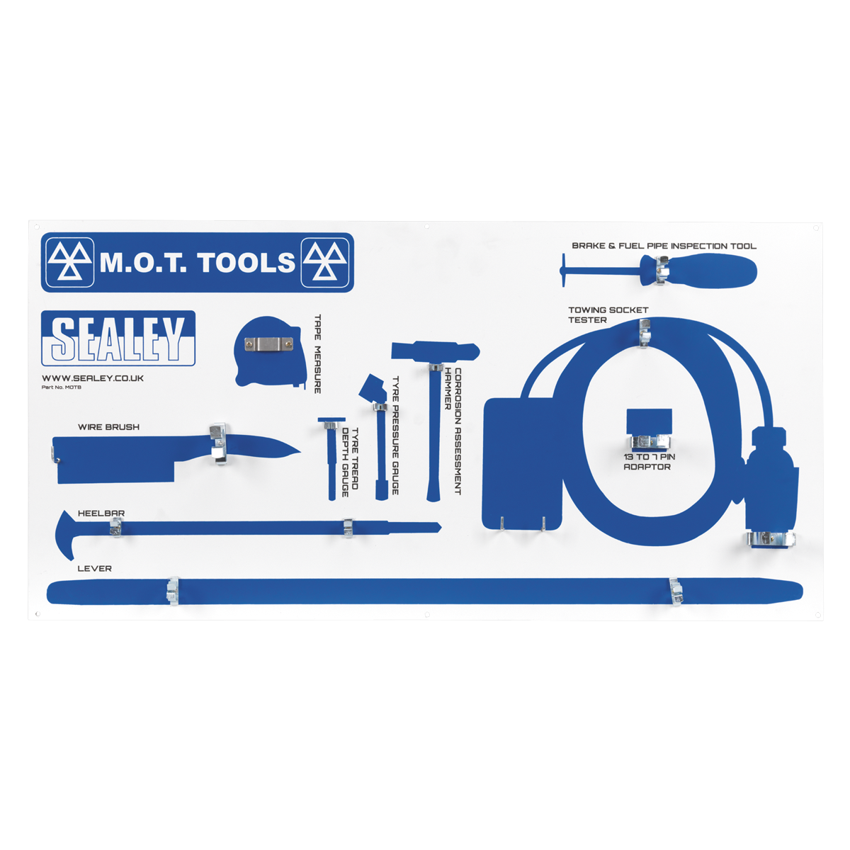 Sealey MOTB MOT Tool Board