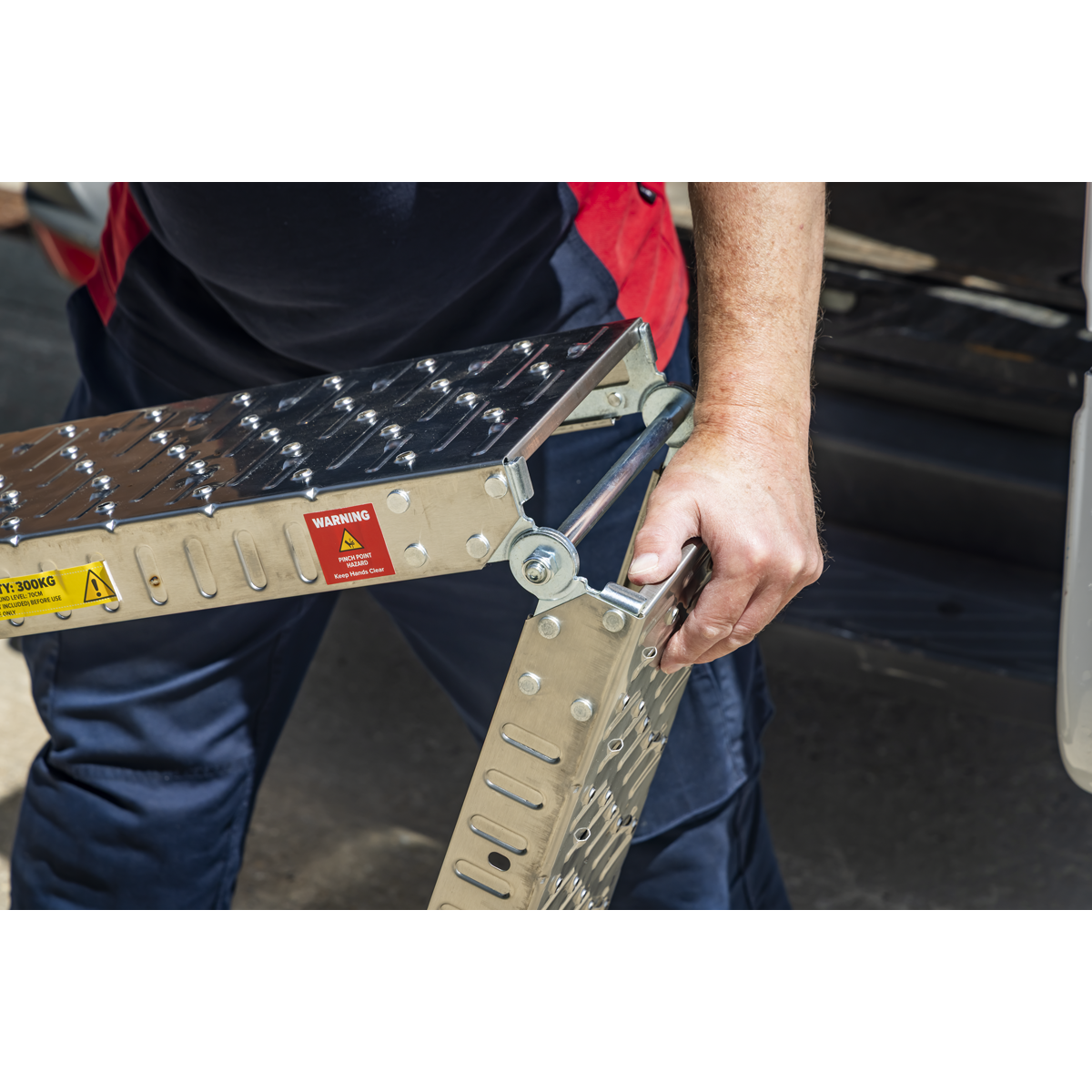 Sealey MR270 Stainless Steel Loading Ramp 270kg Capacity