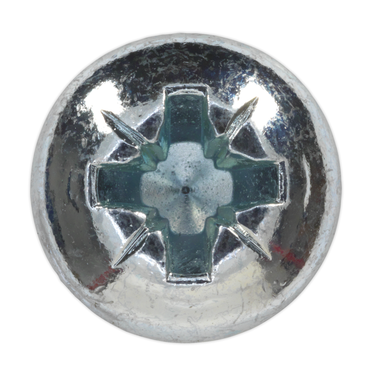 Sealey MSP620 Zinc Plated Pan Head Pozi Machine Screw M6 x 20mm, DIN 7985Z - Pack of 50