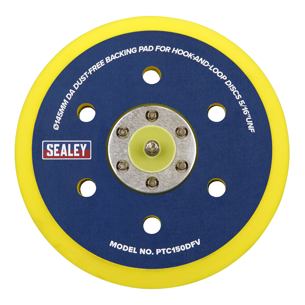 Sealey PTC150DFV 145mm DA Dust-Free Backing Pad for Hook-and-Loop Discs 5/16"UNF
