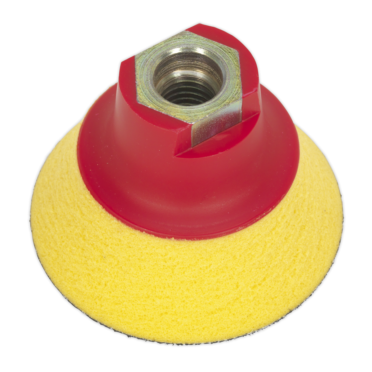 Sealey PTCBPV4S 75mm Hook-and-Loop Ultra-Soft Backing Pad M14 x 2mm