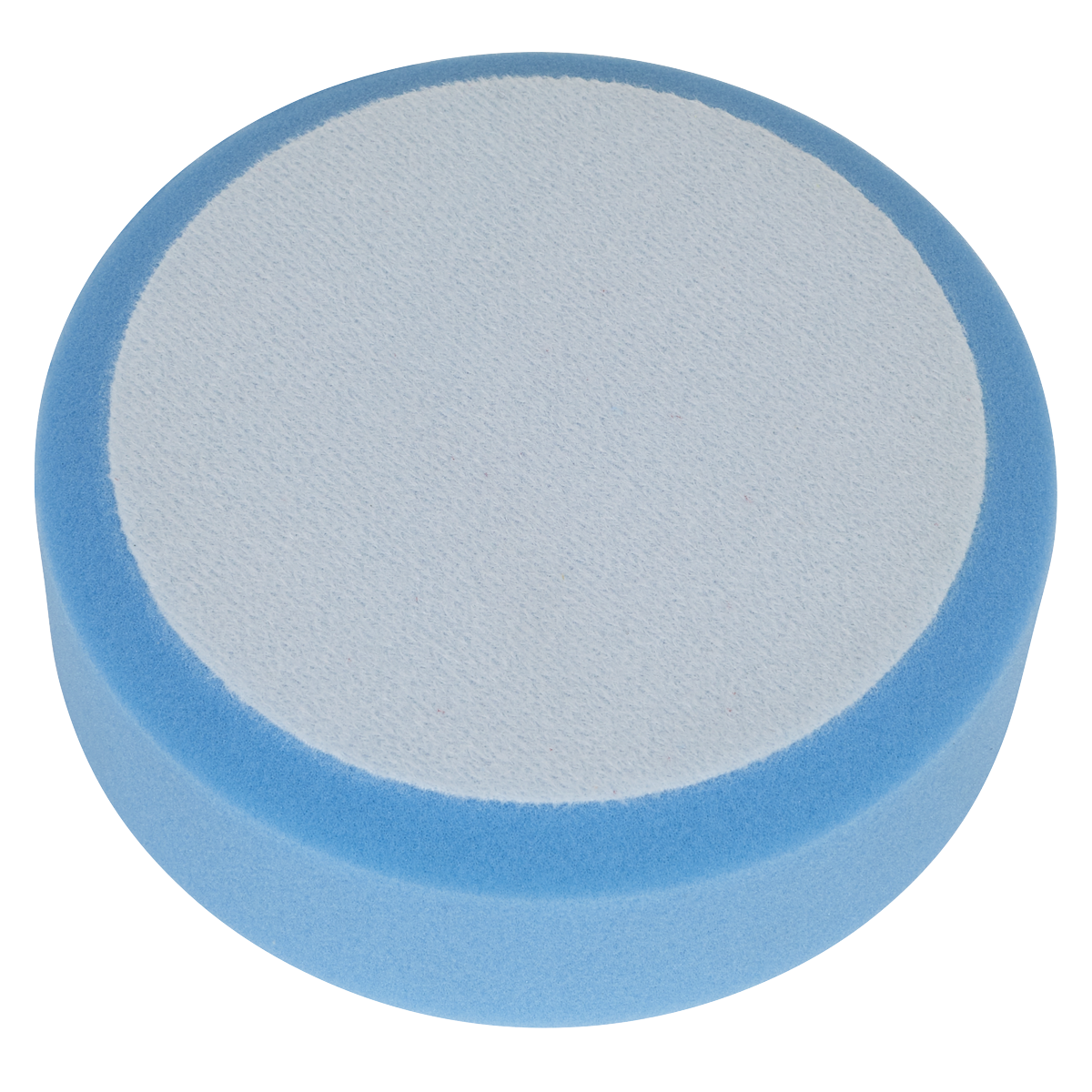 Sealey PTCCHV150B Hook-and-Loop Buffing & Polishing Foam Head 150 x 50mm - Blue/Medium