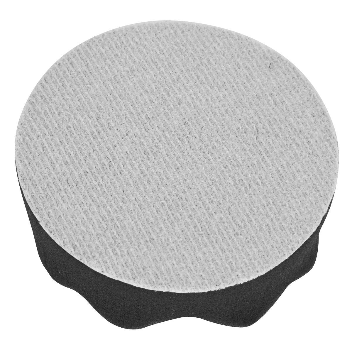 Sealey PTCCHV79P Hook-and-Loop Buffing & Polishing Foam Head 80 x 25mm - Black/Soft