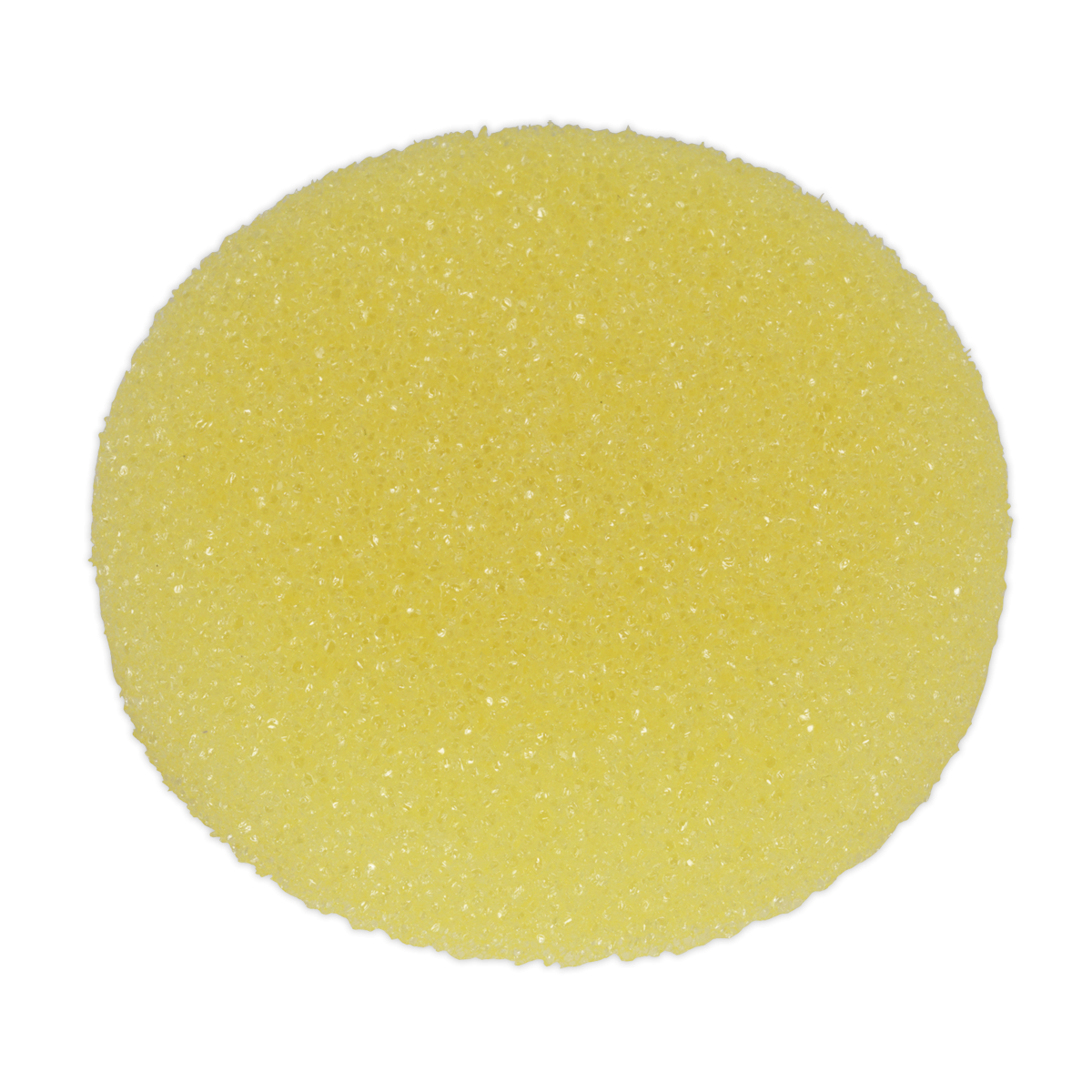 Sealey PTCCHV79Y Hook-and-Loop Buffing & Polishing Foam Head 80 x 25mm - Yellow/Coarse