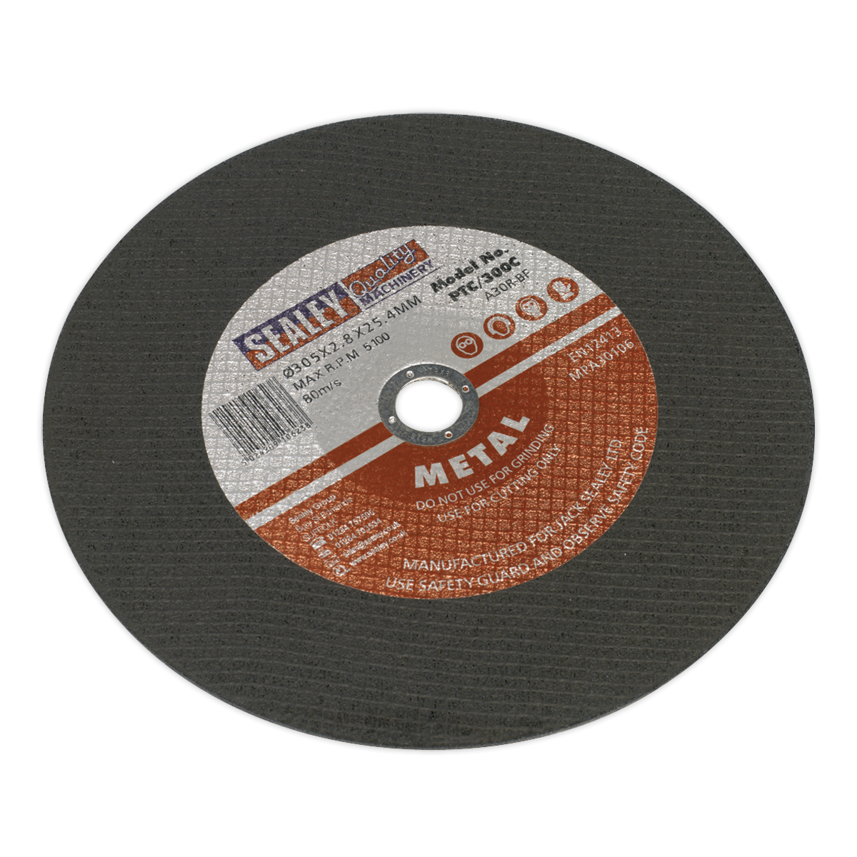 Sealey PTC/300C 305 x 2.8mm Cutting Disc 25.4mm Bore