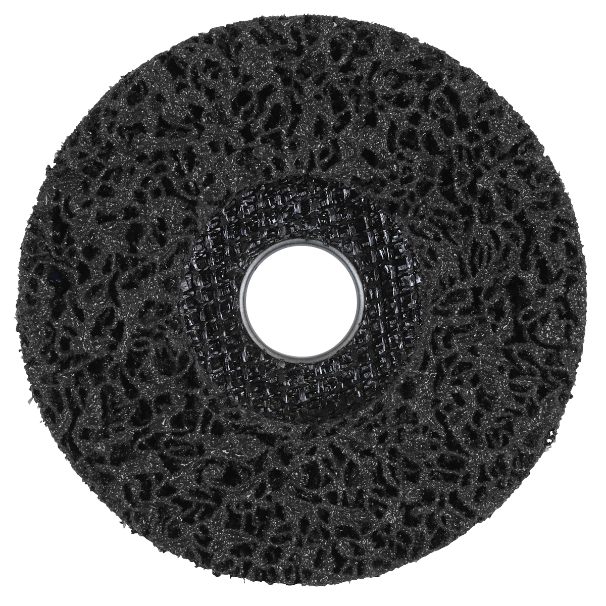 Sealey PTC/CW115 115 x 13mm Polycarbide Abrasive Strip Disc 22mm Bore - Black