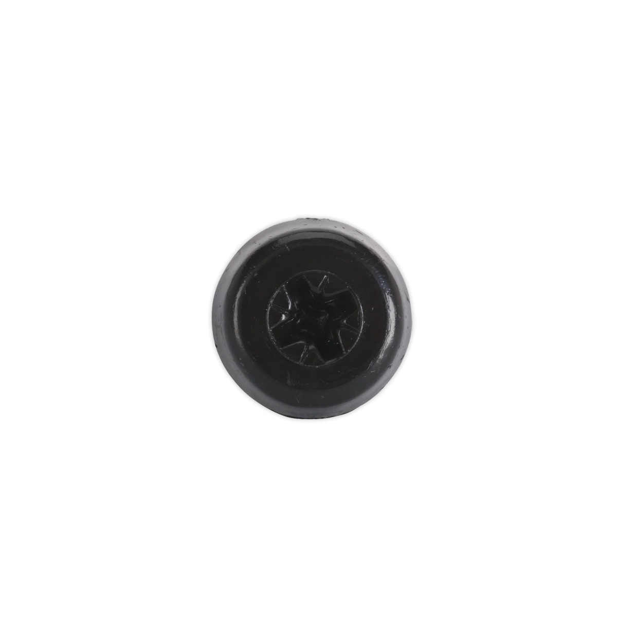 Sealey PTNP7 Numberplate Screw with Plastic Enclosed Head 4.8 x 24mm, Black - Pack of 50