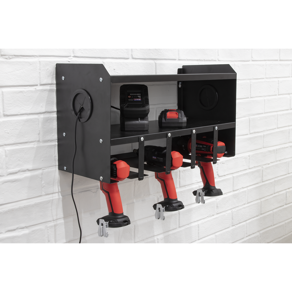 Sealey PTSR5 Power Tool Storage Rack - 5 Bay