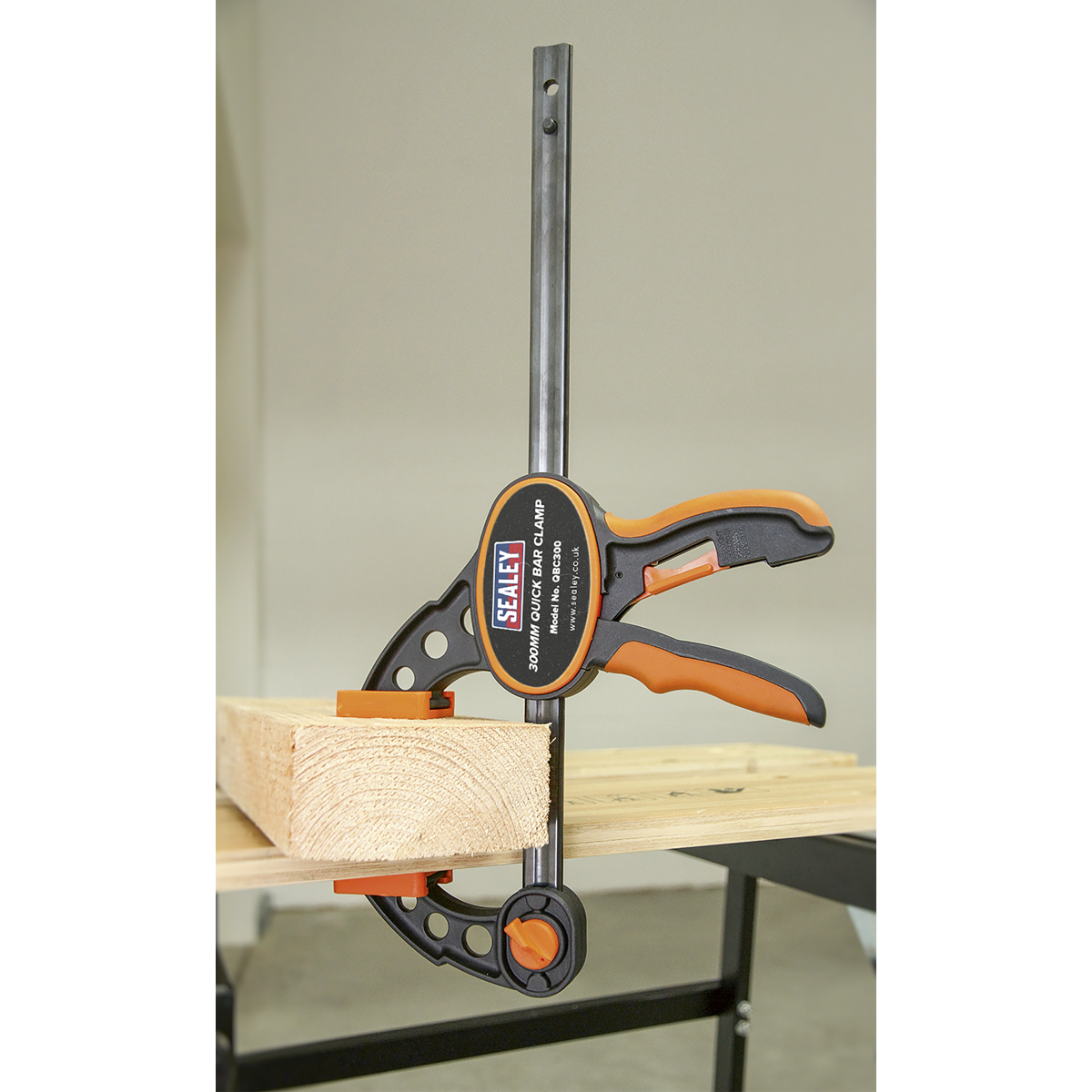 Sealey QBC3002 Quick Bar Clamp Set 300mm 2pc