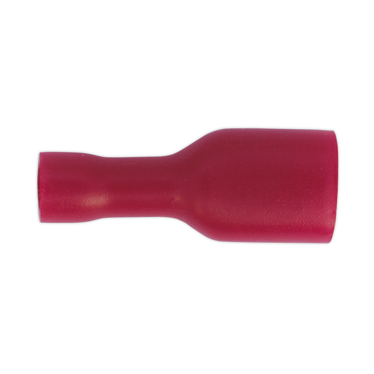 Sealey RT16 Fully Insulated Female Terminal 6.3mm, Red - Pack of 100