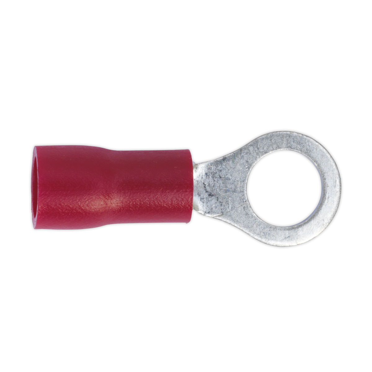 Sealey RT25 Easy-Entry Ring Terminal 5.3mm (2BA), Red - Pack of 100