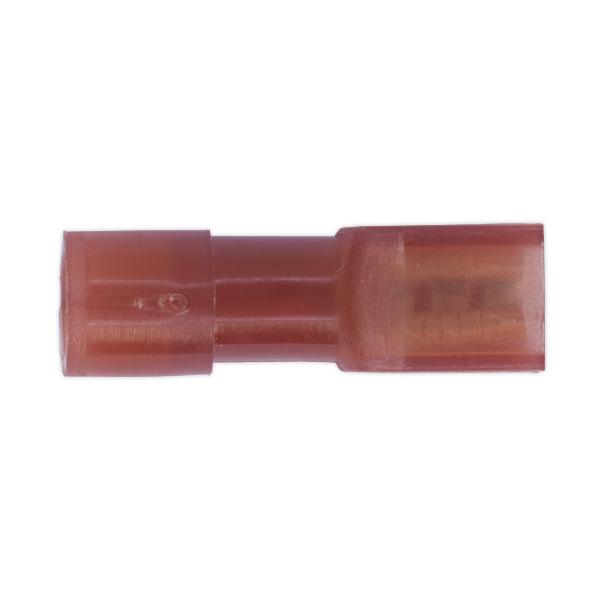 Sealey RT28 Fully Insulated Female Terminal 2.8mm, Red - Pack of 100