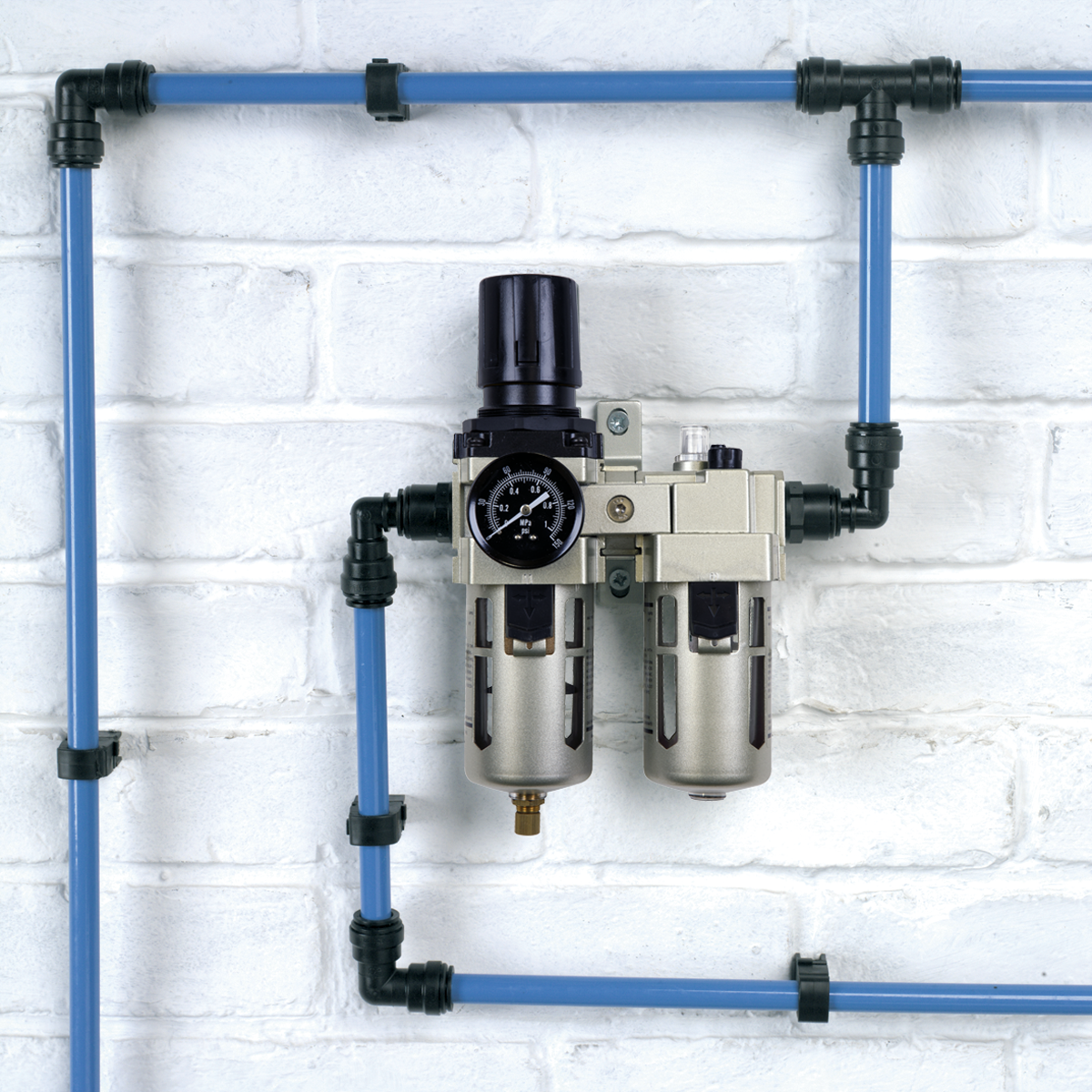 Sealey SA206 Air Filter/Regulator/Lubricator Max. Airflow 105cfm
