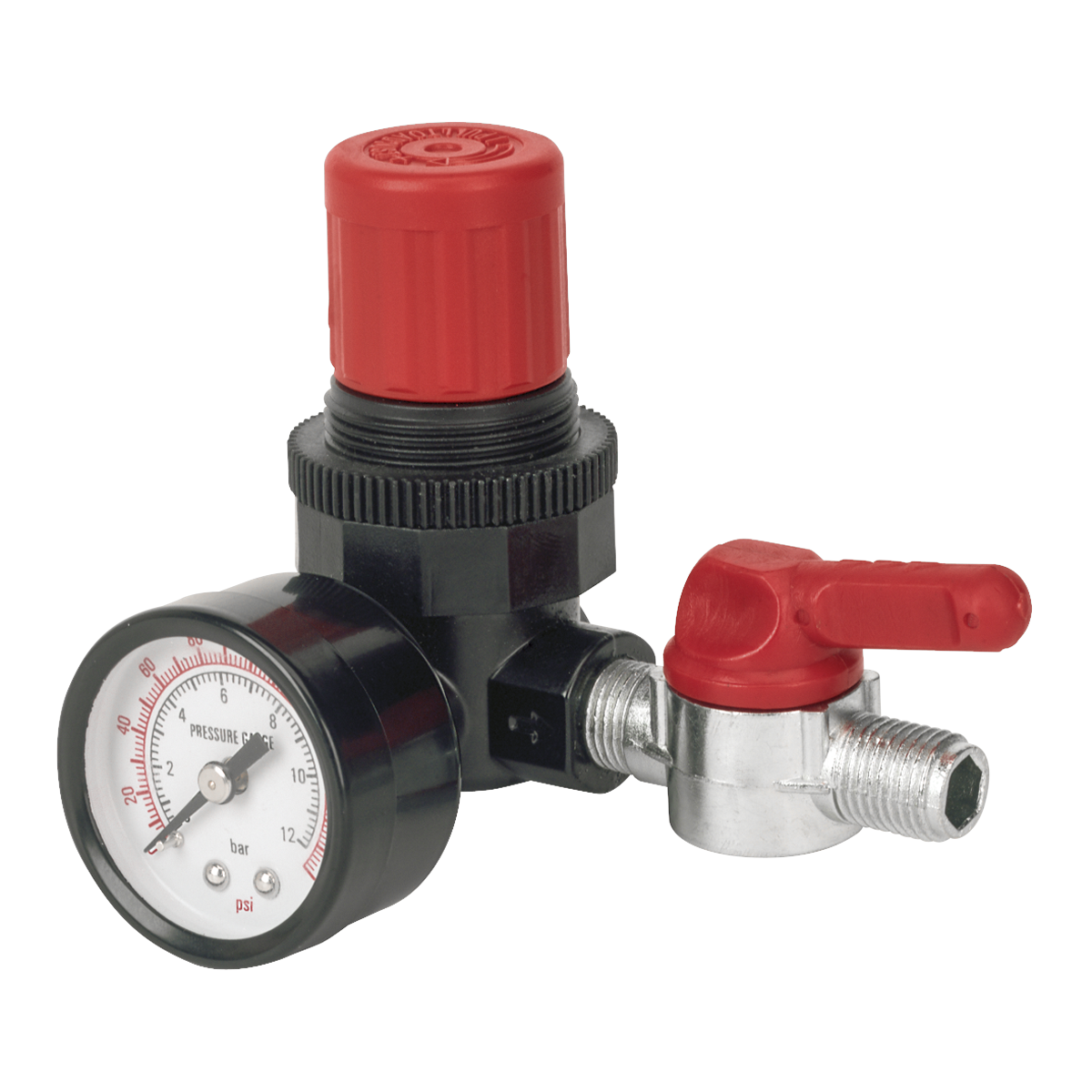 Sealey SA5/RG/14 Air Regulator 1/4"BSP Female to 1/4"BSP Male