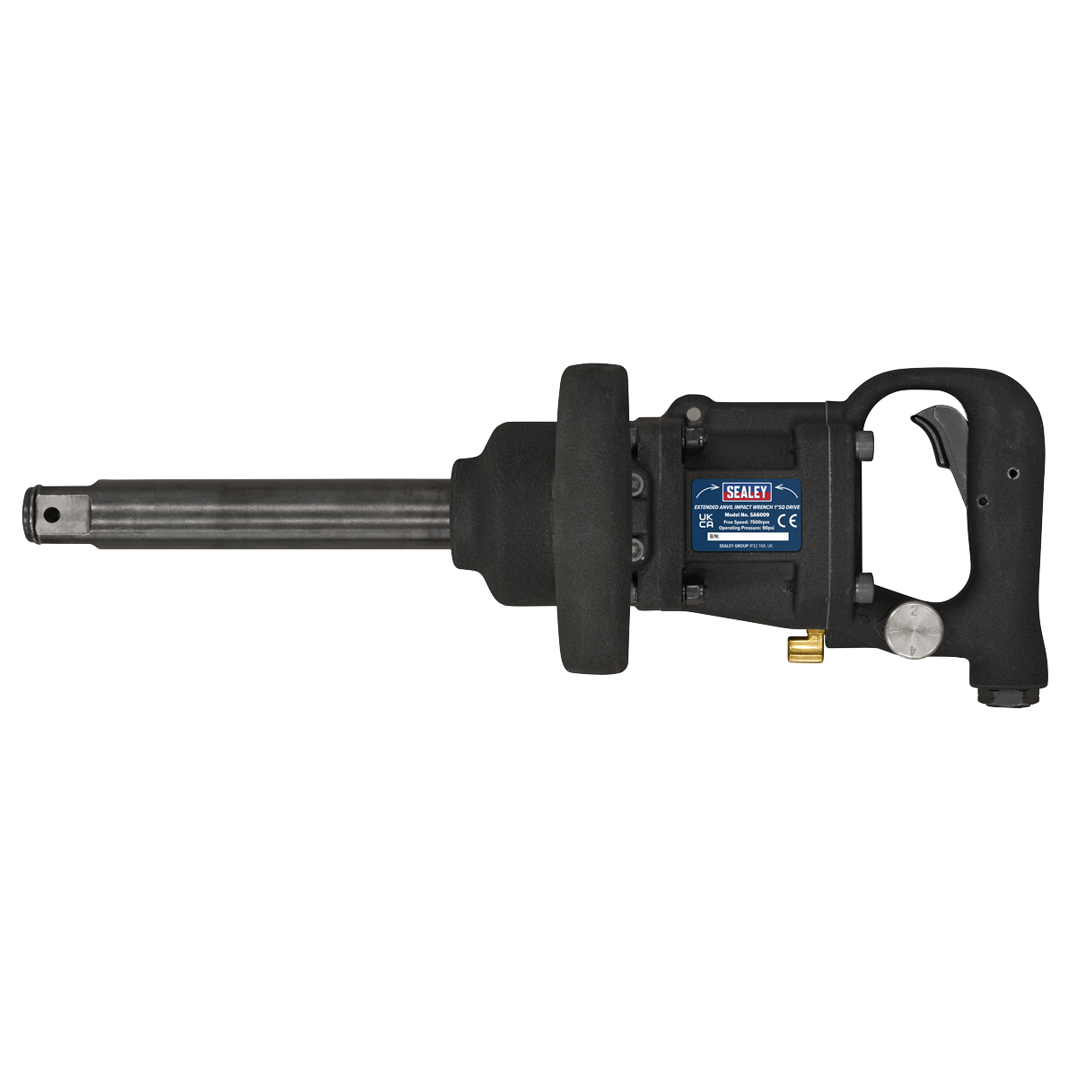 Sealey SA6009 Twin Hammer Extended Anvil Impact Wrench 1"Sq Drive
