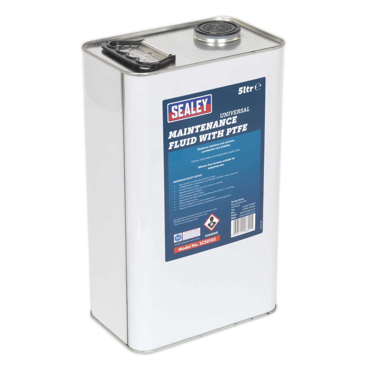 Sealey SCS0105 Universal Maintenance Fluid with PTFE 5L
