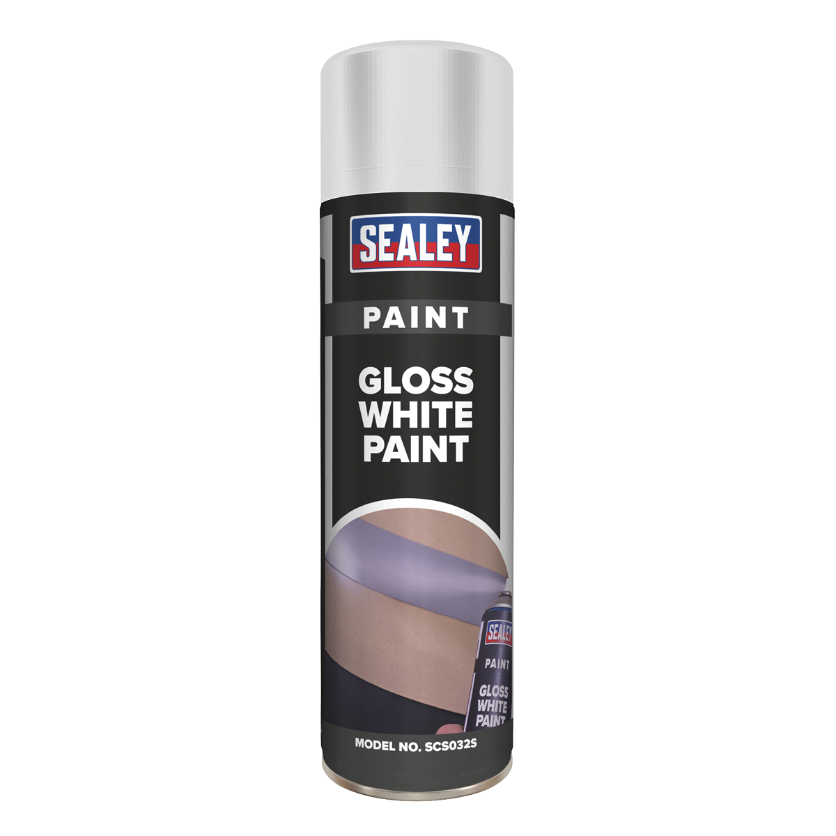 Sealey SCS032S Gloss Paint 500ml - White