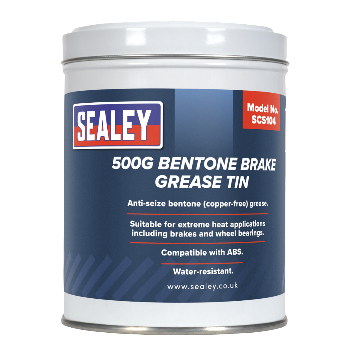 Sealey SCS104 Bentone Brake Grease Tin 500g