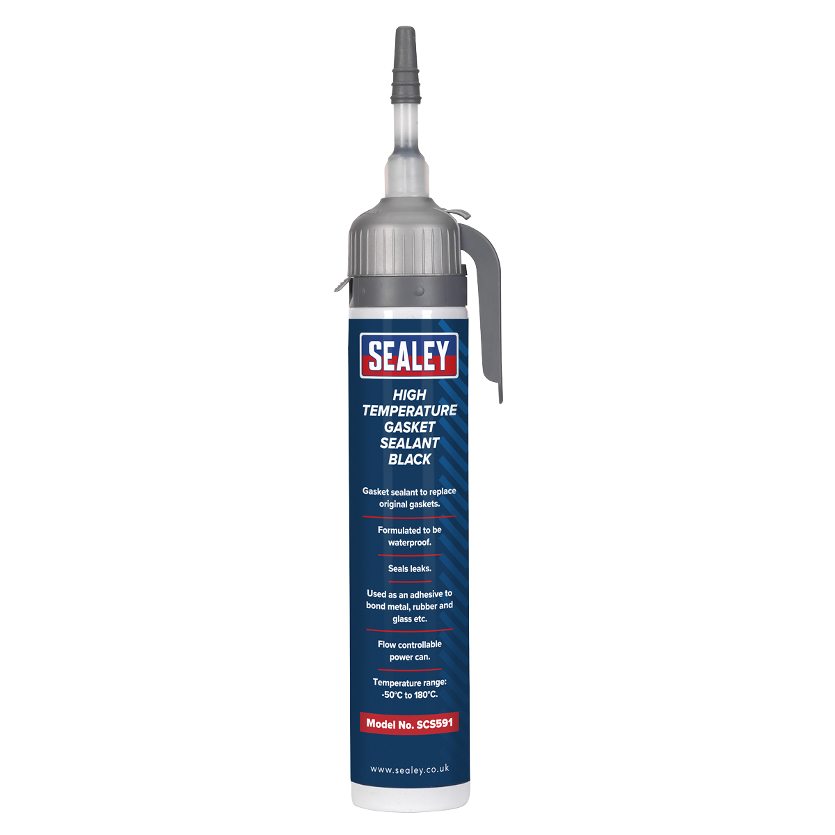 Sealey SCS591 High Temperature Gasket Sealant 200ml - Black