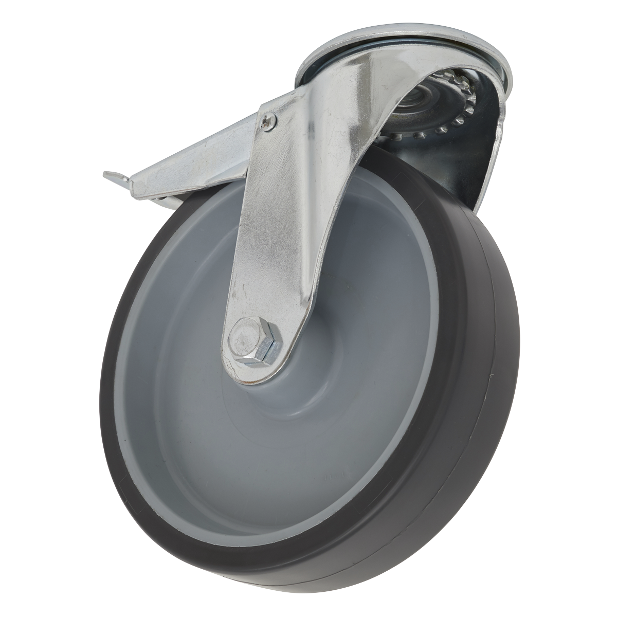 Sealey SCW2100SBLEM 100mm Castor Wheel with Bolt Hole & Total Lock