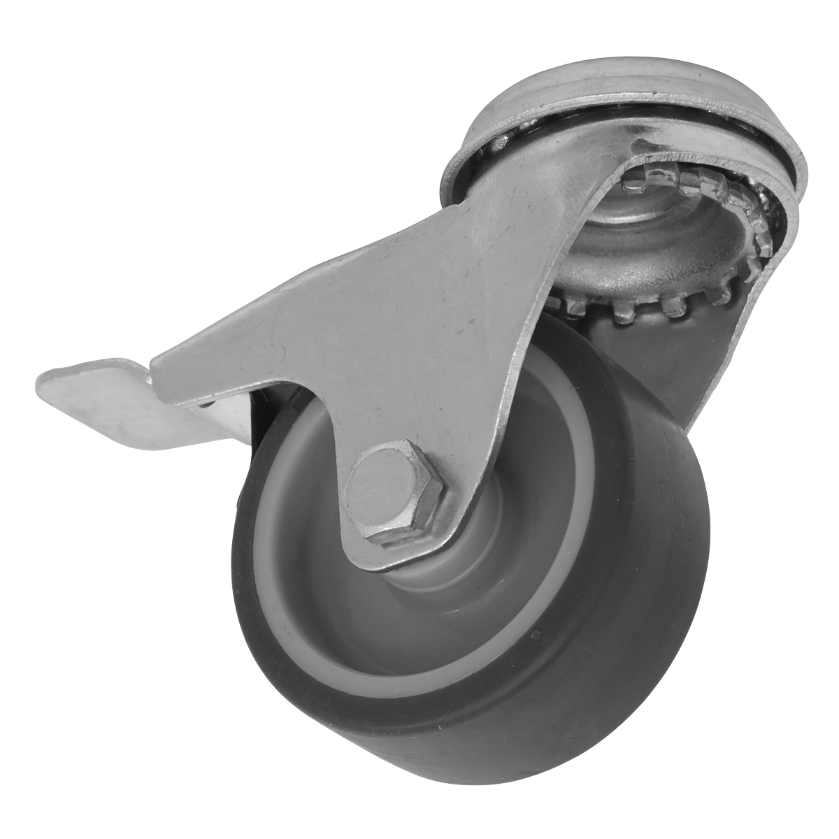 Sealey SCW250SBLEM 50mm Castor Wheel with Bolt Hole & Total Lock
