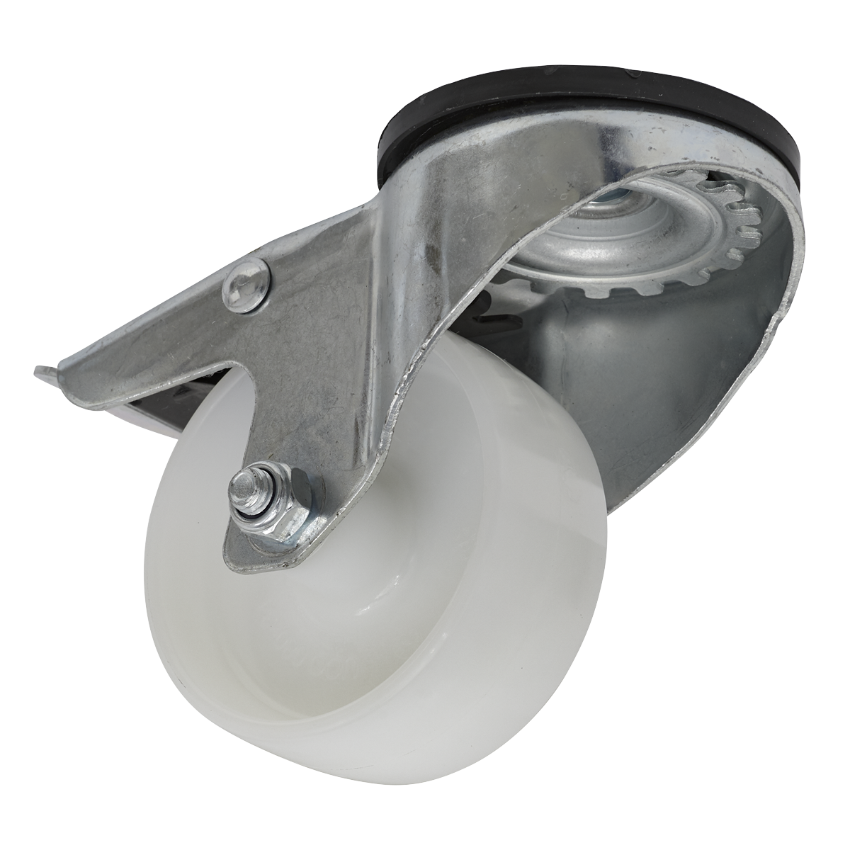 Sealey SCW480SBL 80mm Castor Wheel with Swivel Bolt Hole & Total Lock