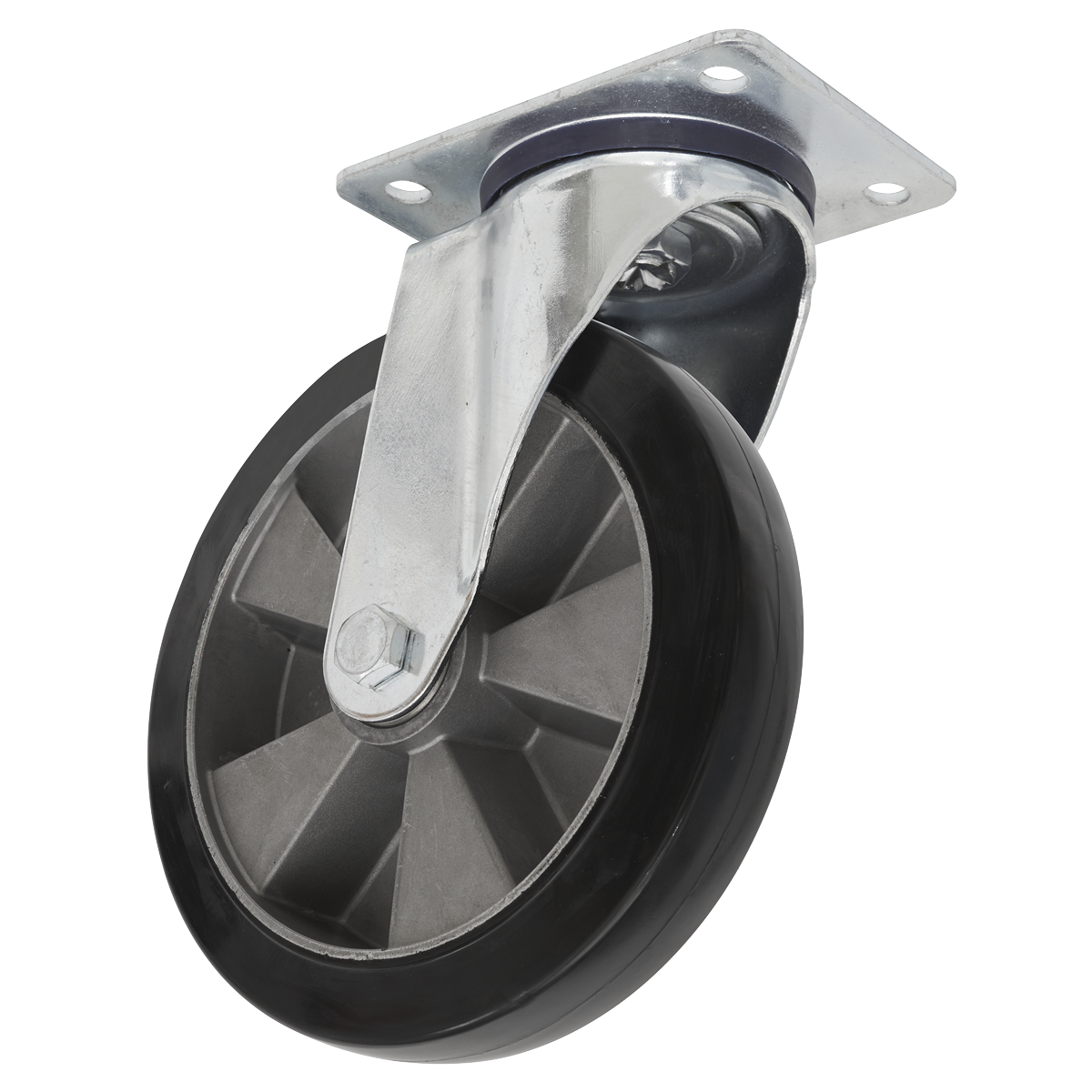 Sealey SCW5152SPEM 152mm Castor Wheel with Swivel Plate