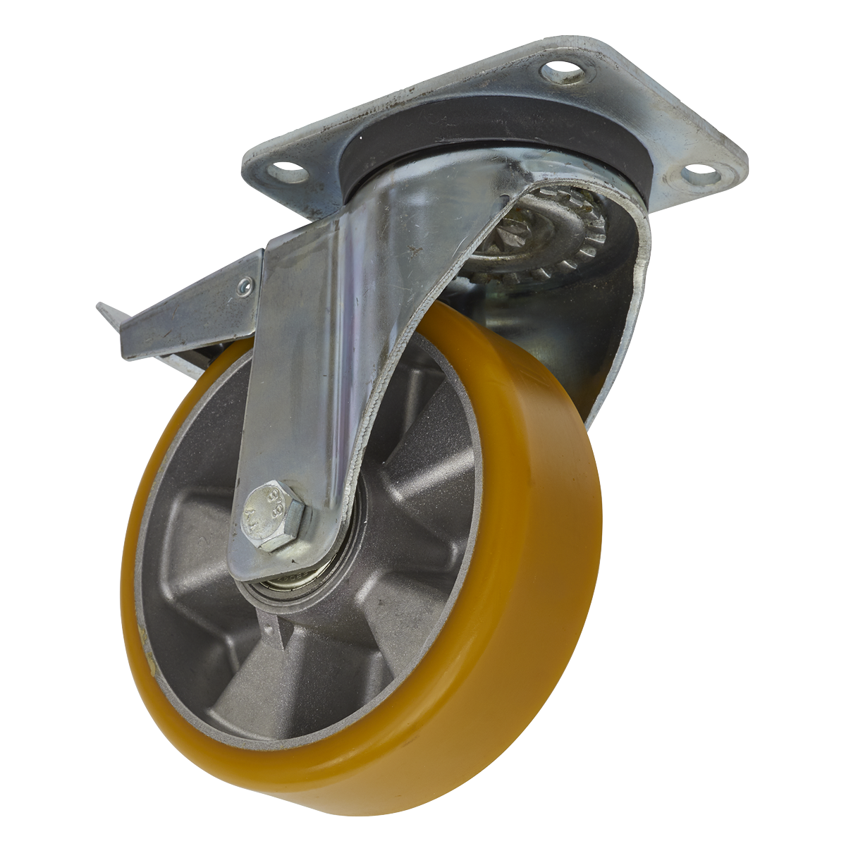 Sealey SCW5160SPL 160mm Castor Wheel with Swivel Plate & Total Lock
