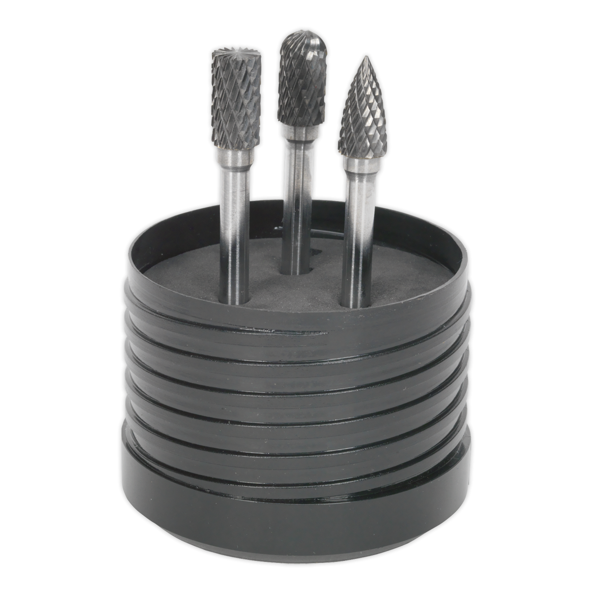Sealey SDBK3 Tungsten Carbide Rotary Burr Set 3pc