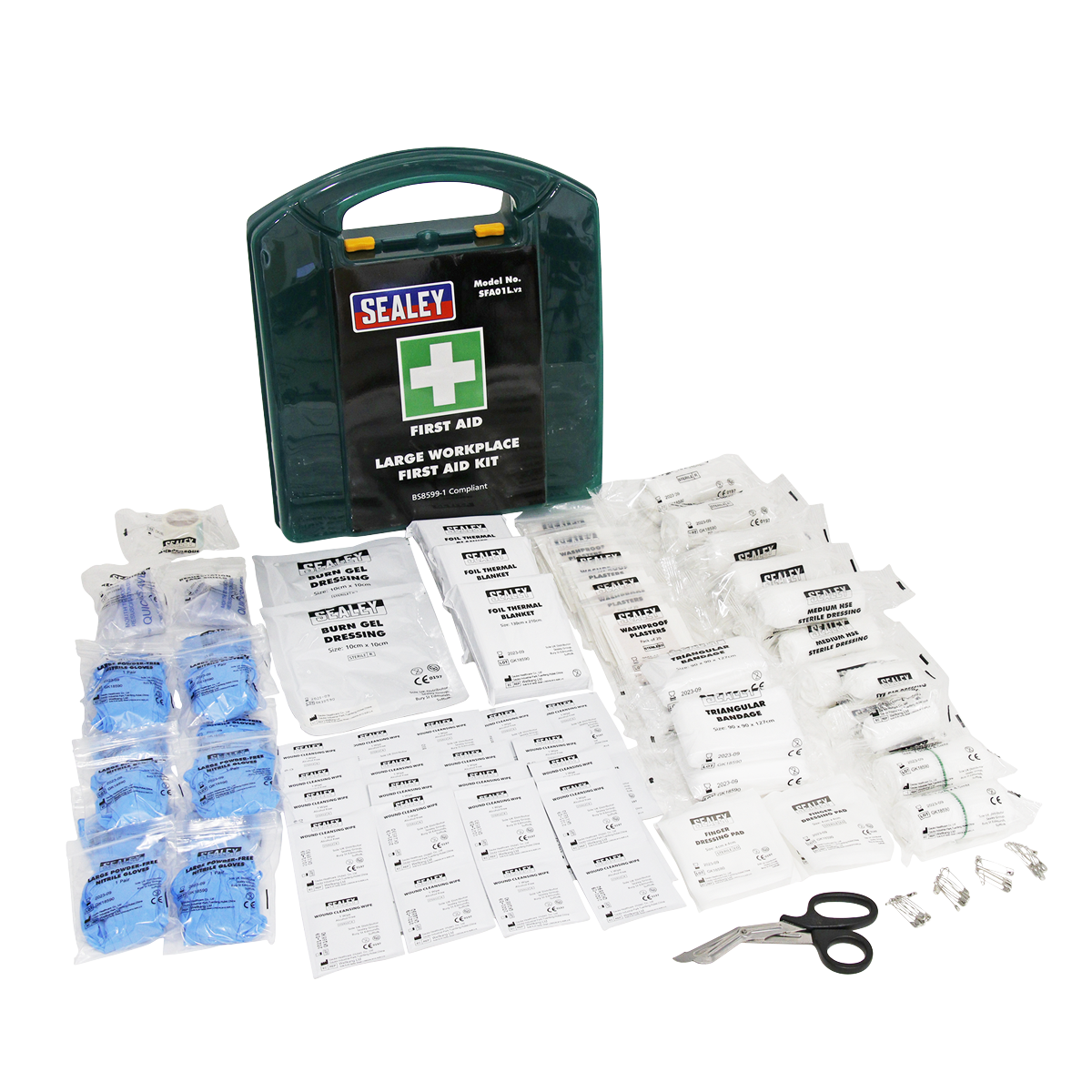 Sealey SFA01L First Aid Kit, Large - BS 8599-1 Compliant