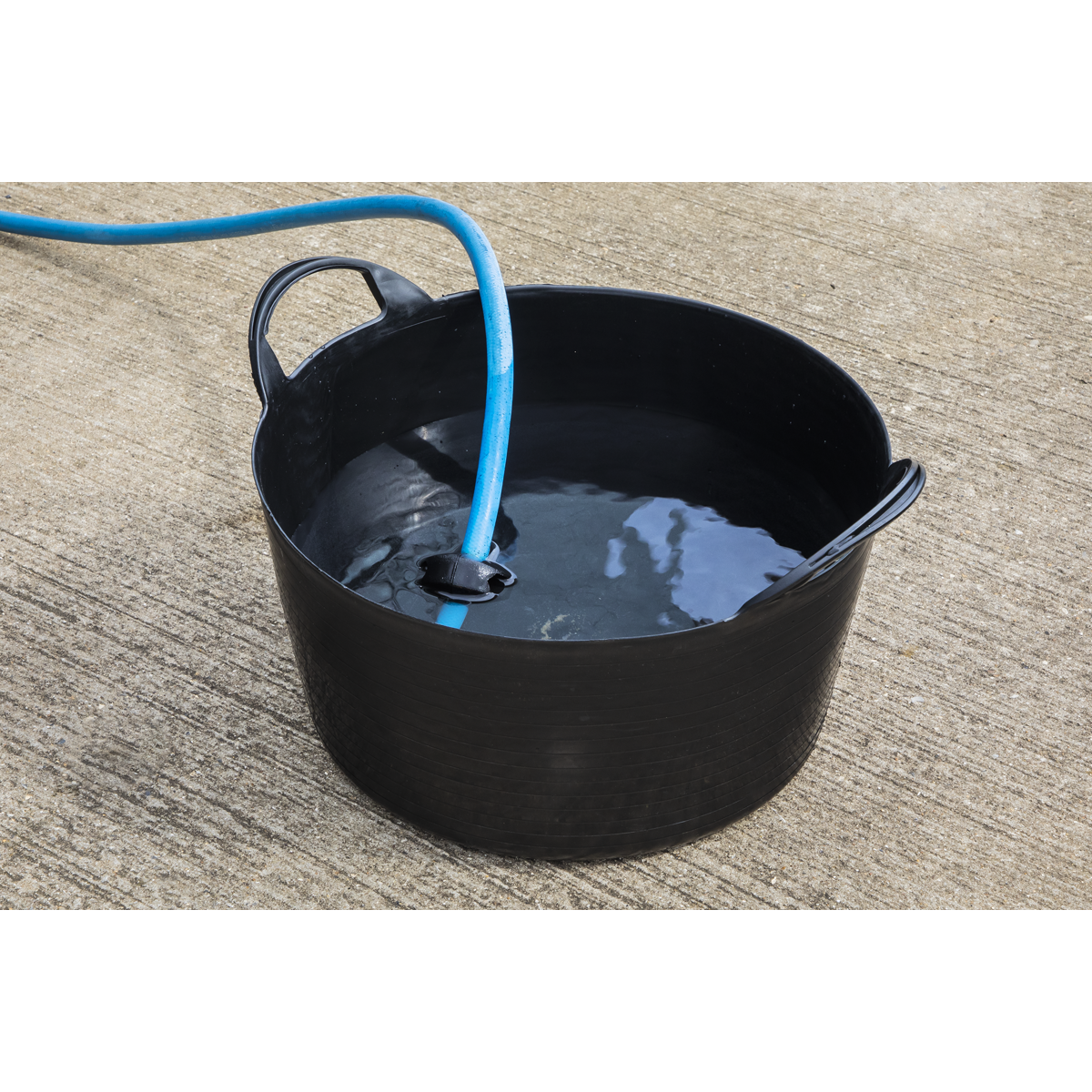 Sealey SFT30 Heavy-Duty Flexi Tub 30L - Black