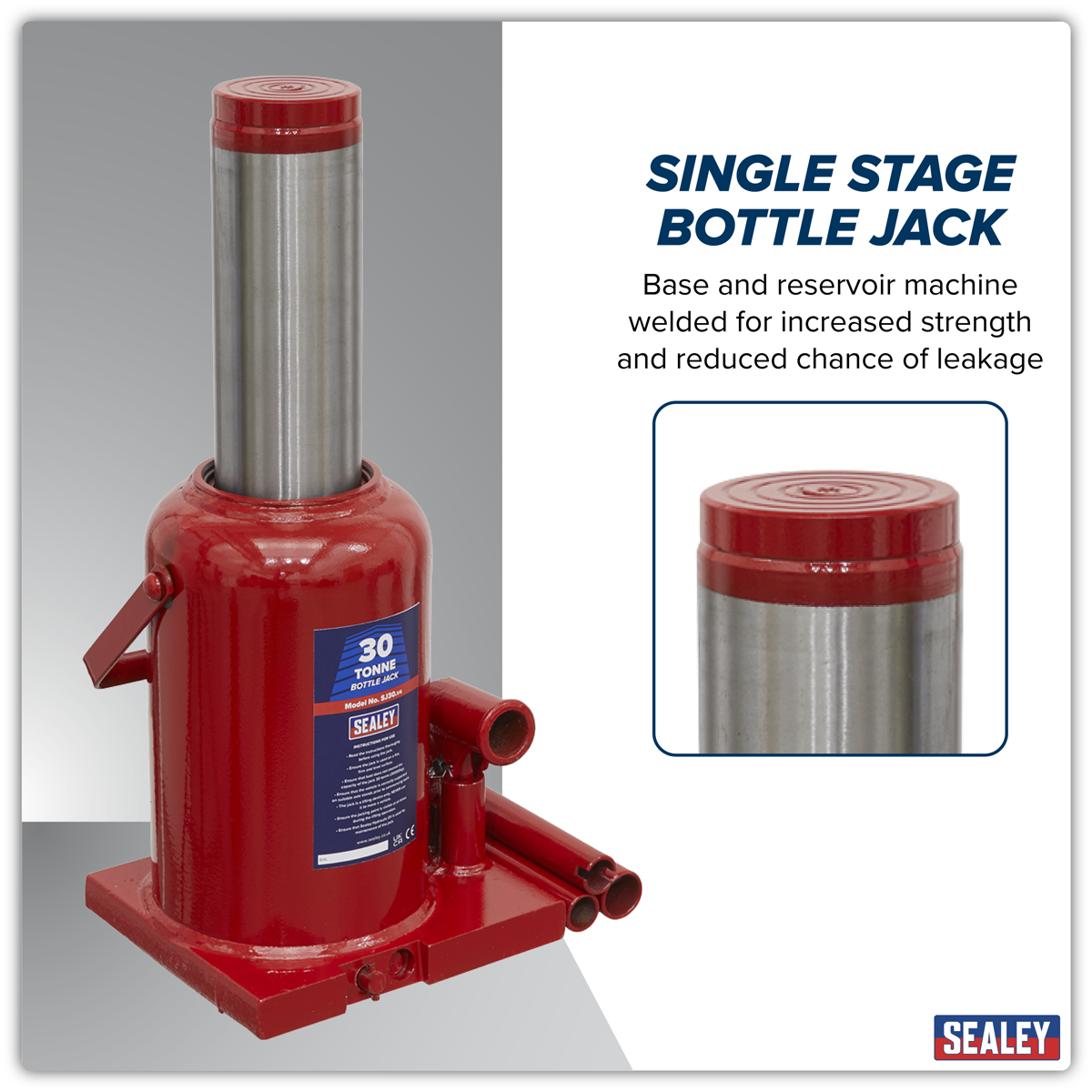 Sealey SJ30 Bottle Jack 30 Tonne