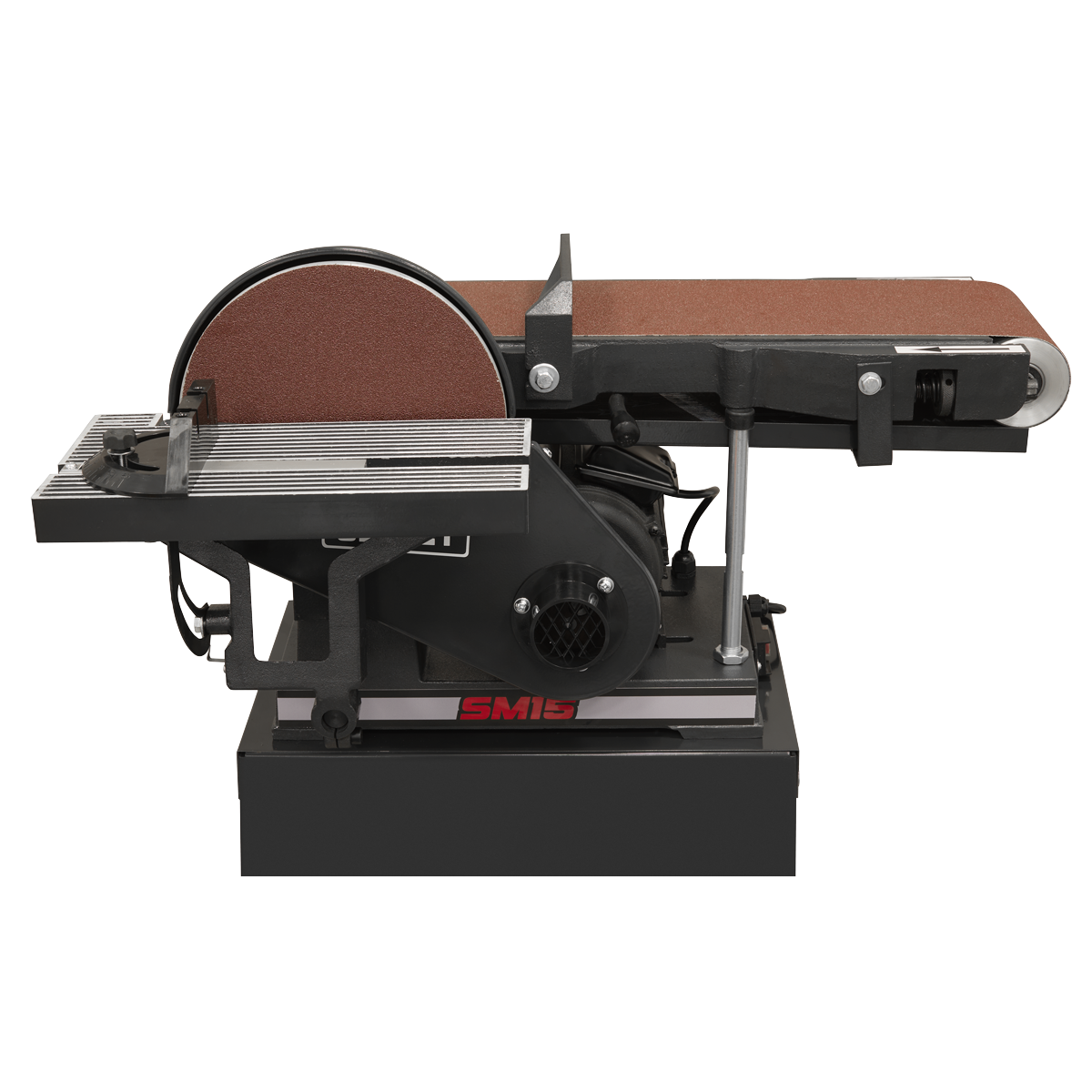 Sealey SM15 Belt/Disc Sander Floor Standing 1220 x 150mm/Ø230mm