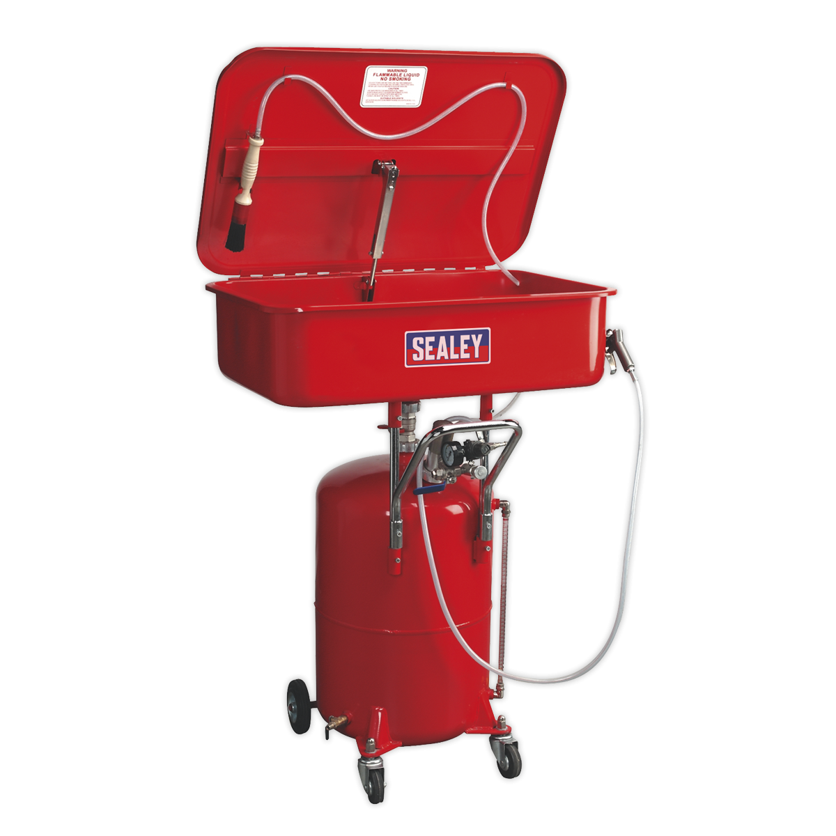 Sealey SM224 Air Operated Mobile Parts Washer 50L with 65L Reservoir