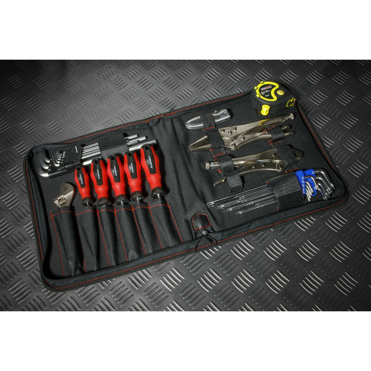 Sealey SMC43 Zipped Tool Pouch 6-Pocket