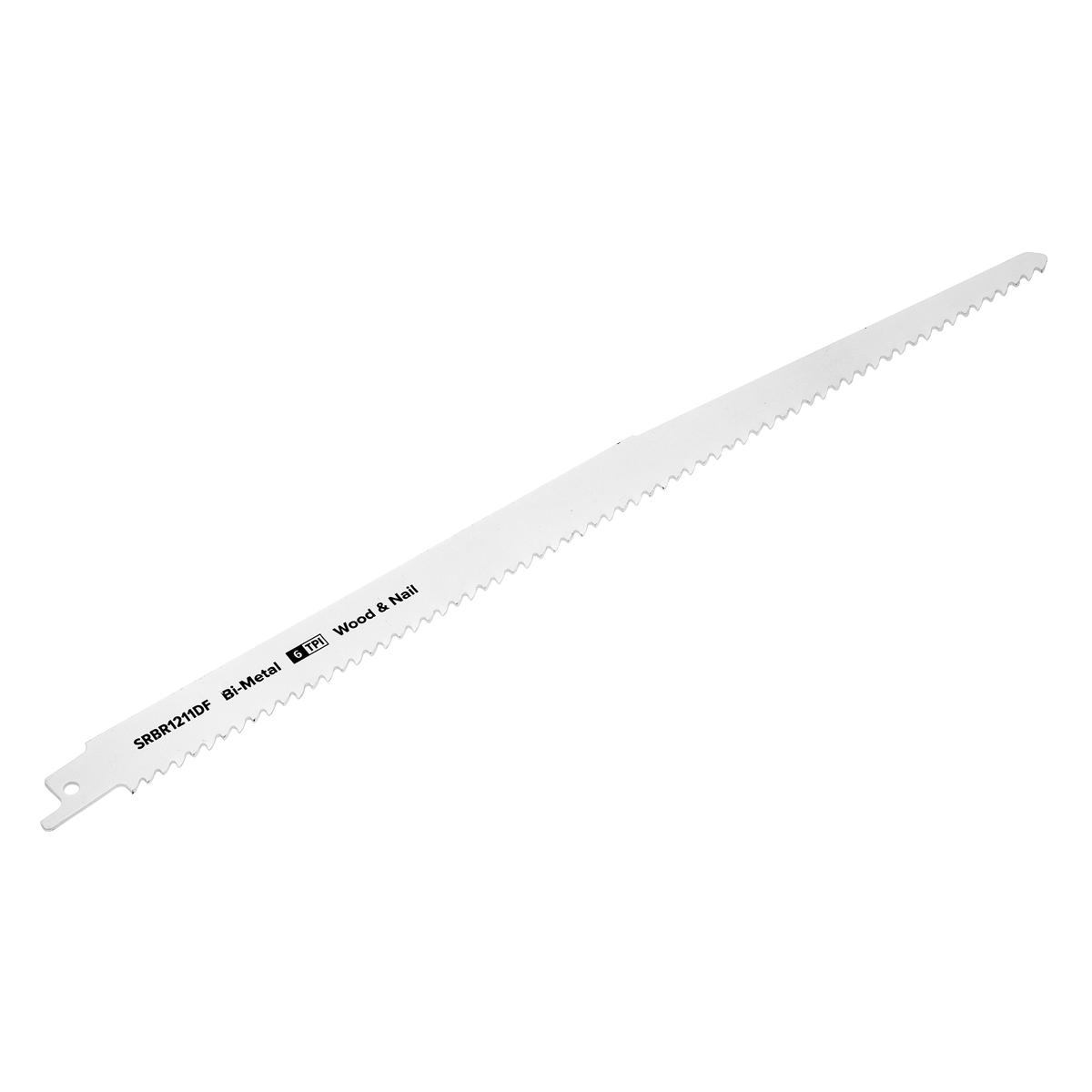 Sealey SRBR1211DF Reciprocating Saw Blade for Wood & Nails 300mm 6tpi - Pack of 5