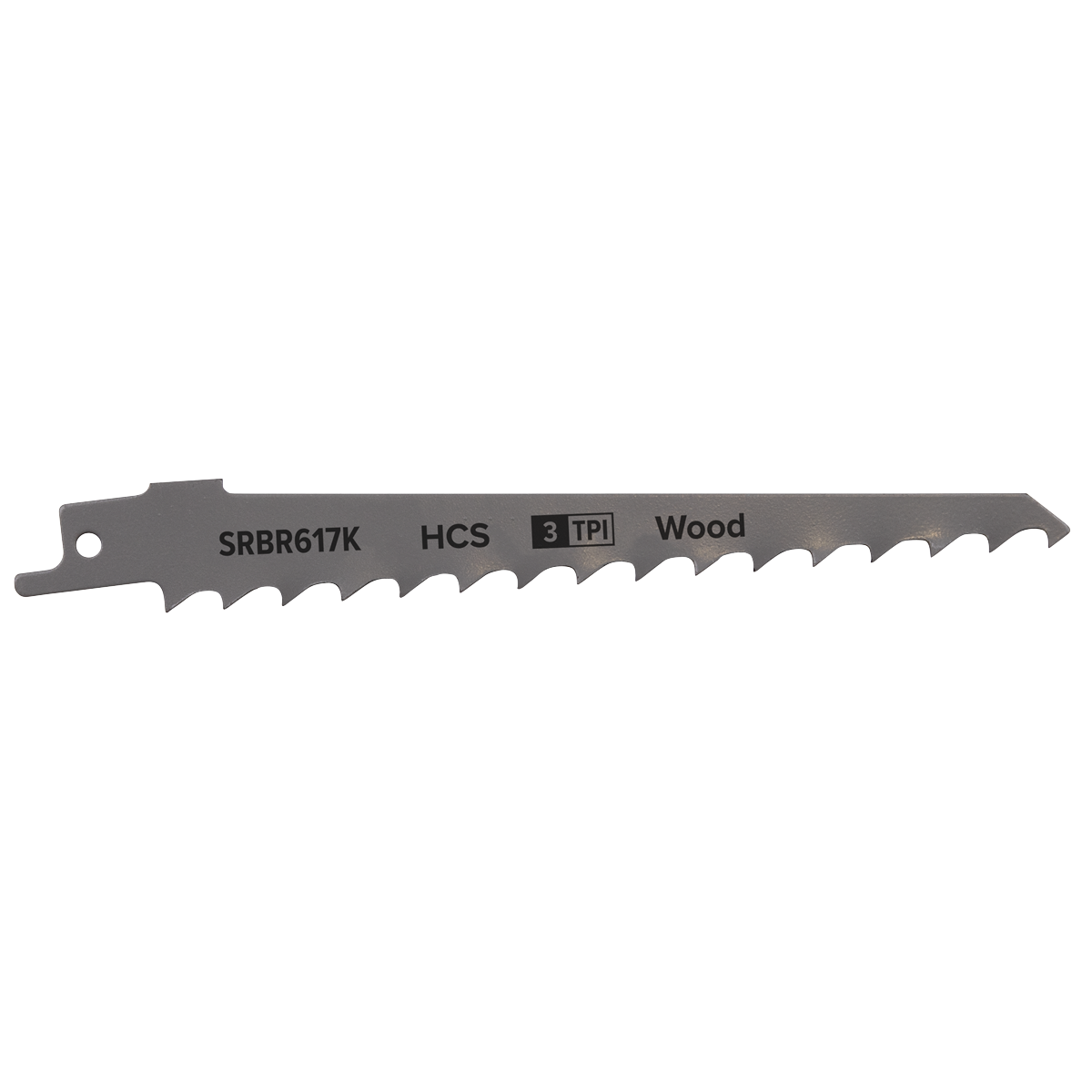 Sealey SRBR617K Reciprocating Saw Blade for Pruning & Coarse Wood 150mm 3tpi - Pack of 5