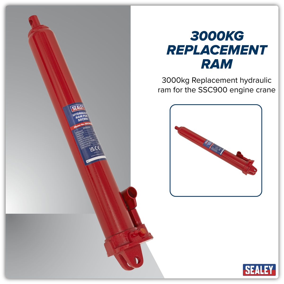 Sealey SSC900.08 Hydraulic Ram