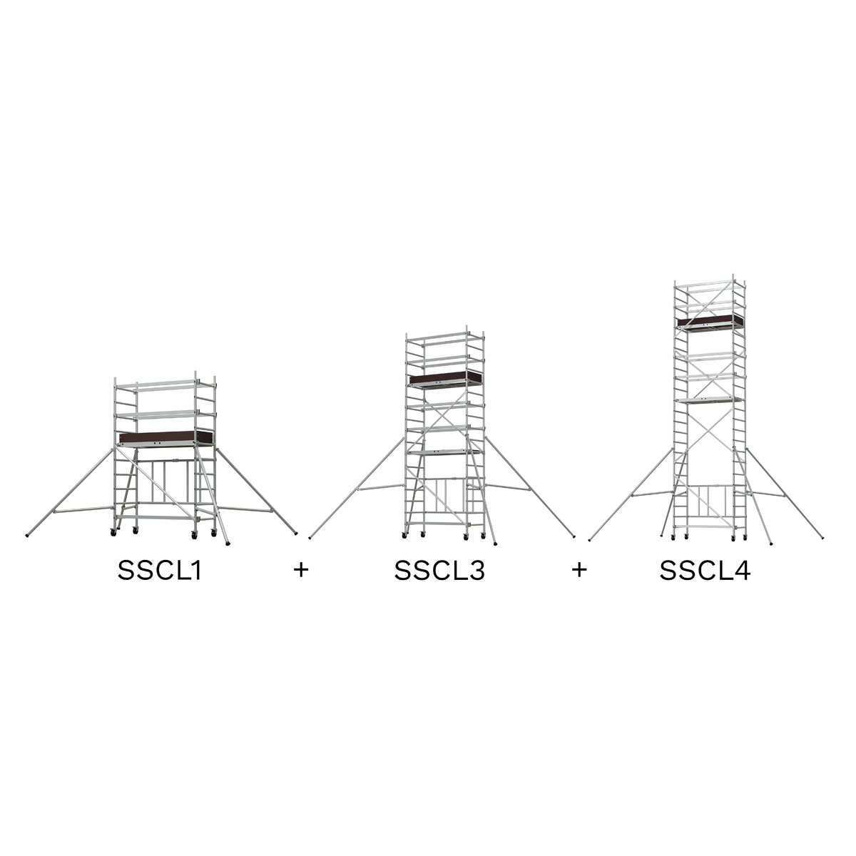 Sealey SSCL3 Platform Scaffold Tower Extension Pack 3 EN 1004-1