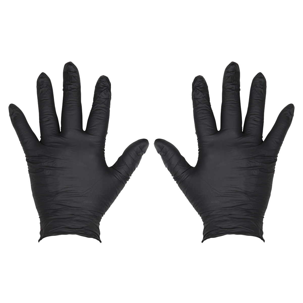 Sealey SSP60L Extra-Thick Powder-Free Disposable Nitrile Gloves, Large - Pack of 100