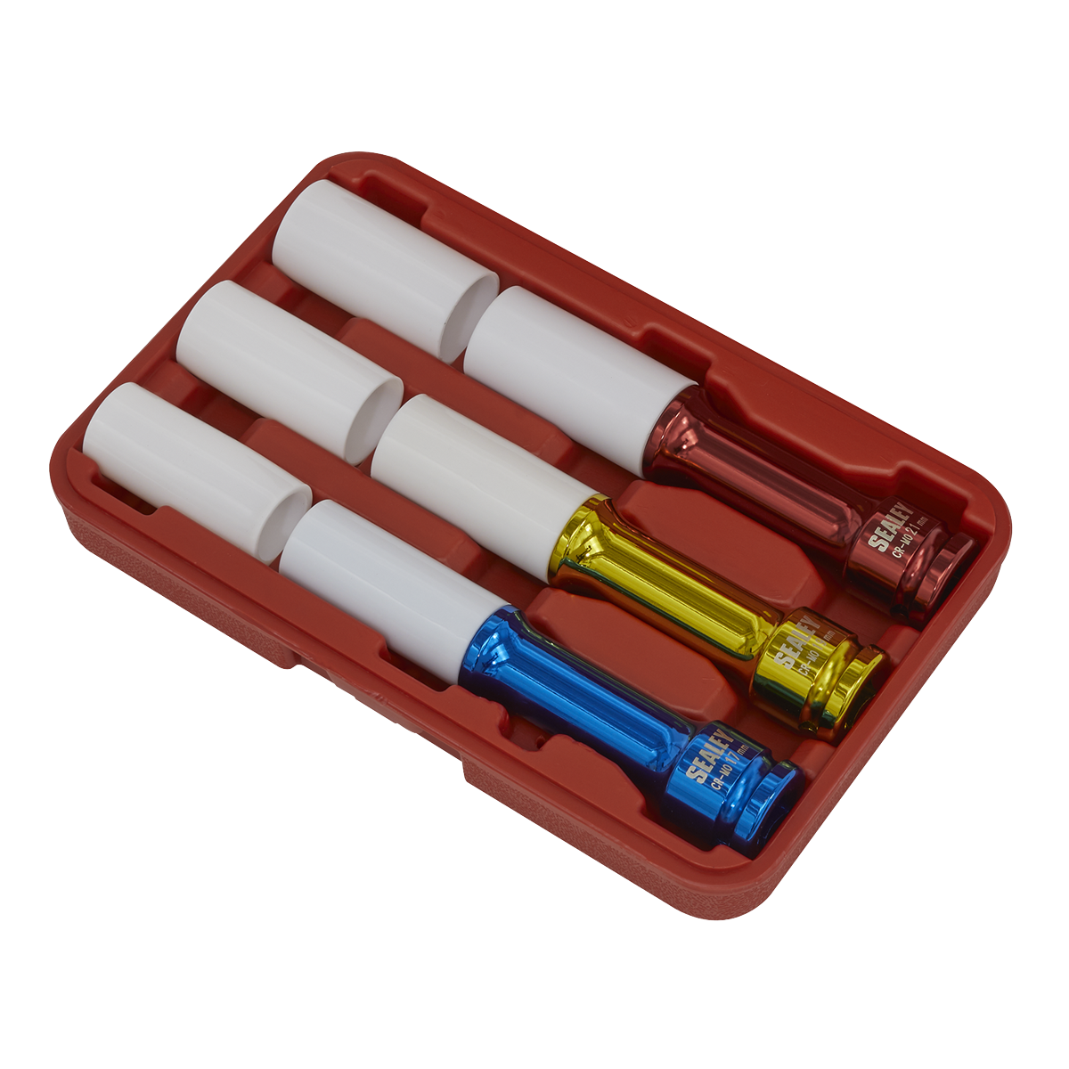 Sealey SX031D Alloy Wheel Impact Socket Set 1/2"Sq Drive 3pc