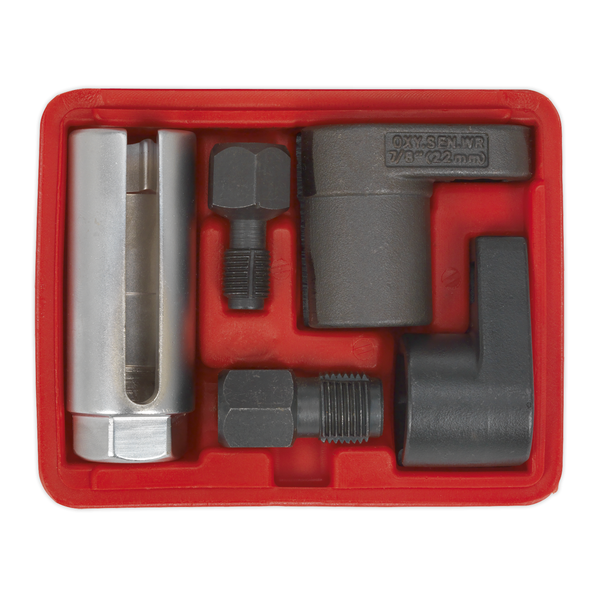 Sealey SX0320 Oxygen Sensor & Thread Chaser Set 3/8" & 1/2"Sq Drive 5pc