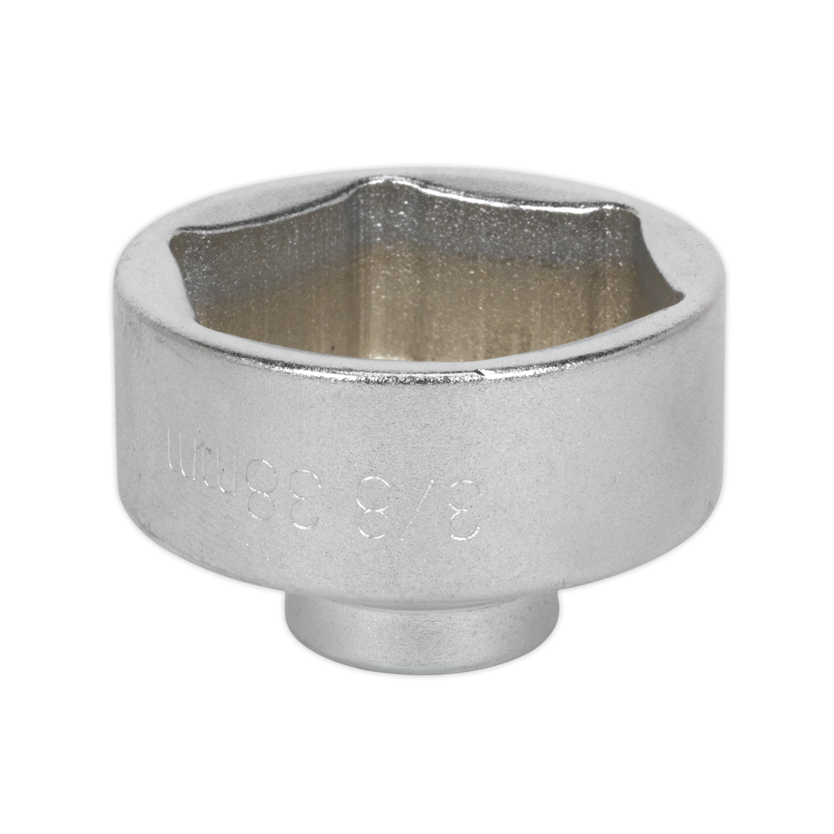 Sealey SX115 Low Profile Oil Filter Socket 3/8"Sq Drive 38mm