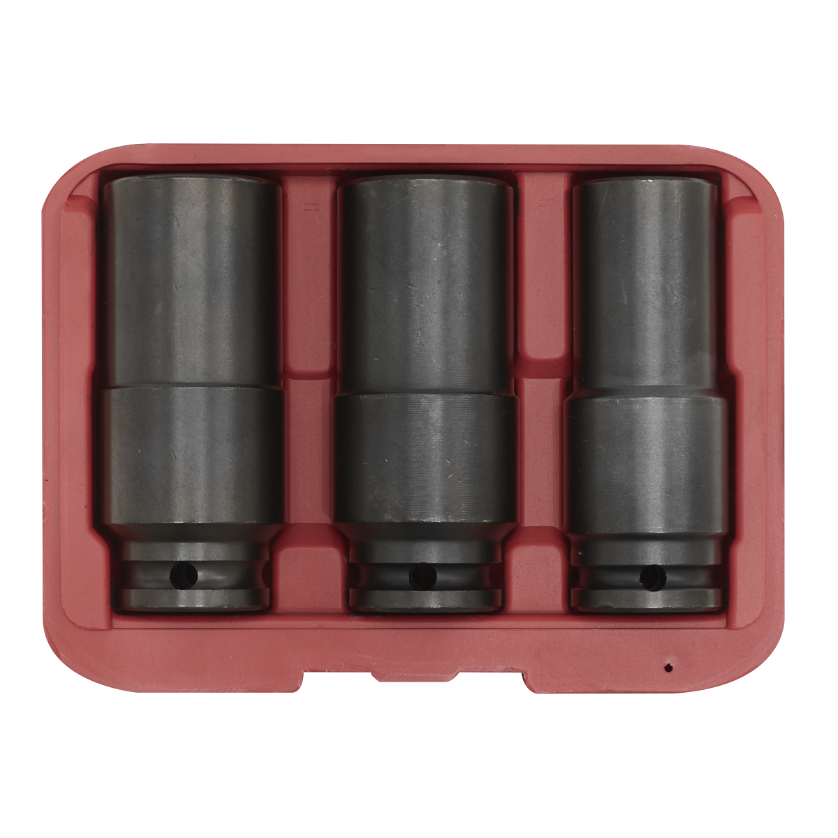 Sealey SX319 Deep-Weighted Impact Socket Set 1/2"Sq Drive 3pc