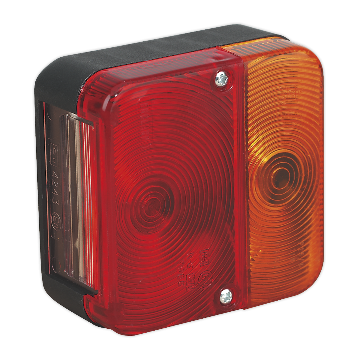 Sealey TB18 Rear Square Lamp Cluster with Bulbs 12V